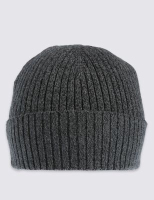 Pure Cotton Knitted Beanie Hat with StayNEW&trade;